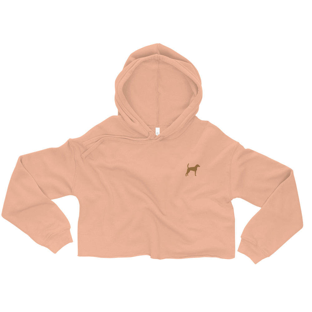 Foxhound Dog Crop Hoodie