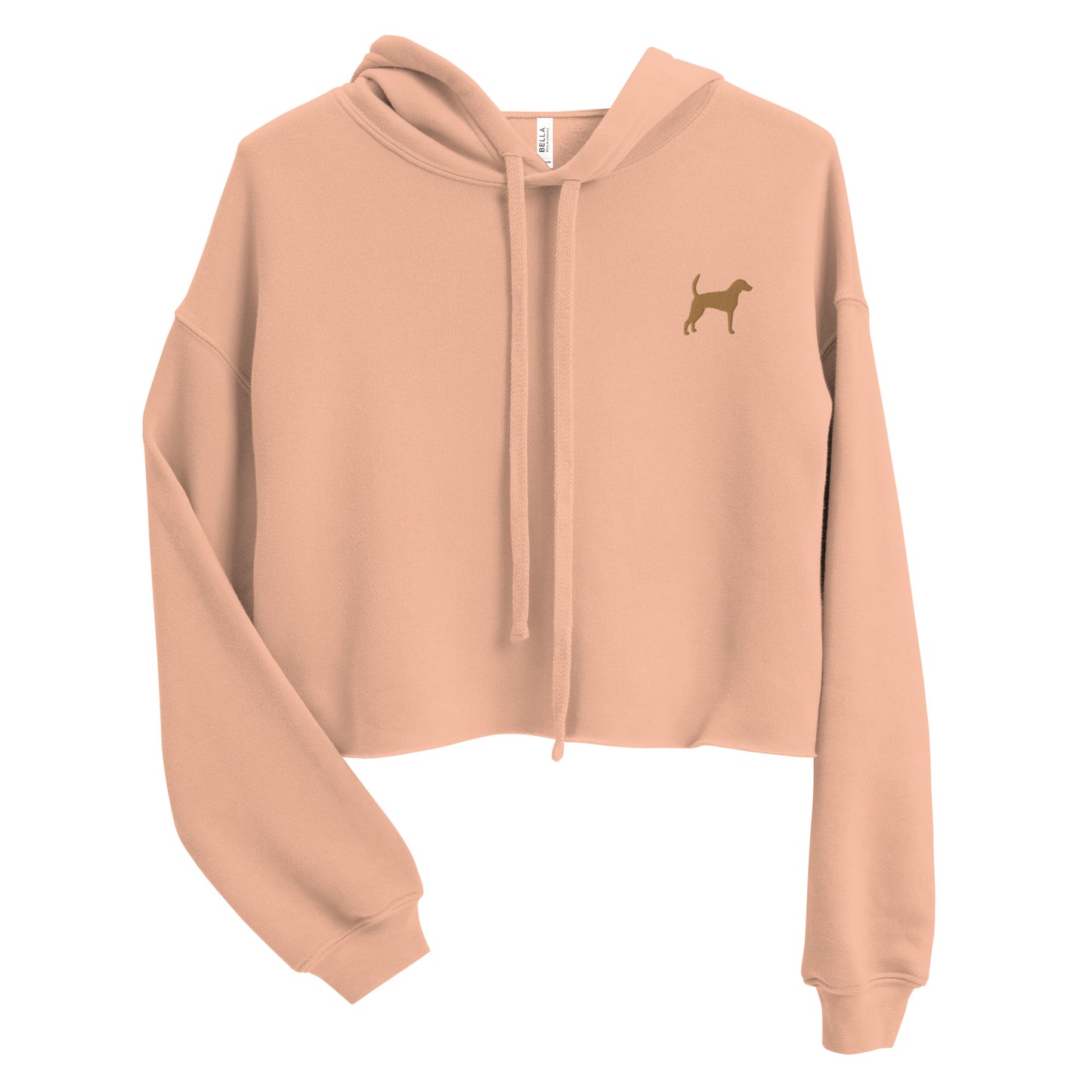 Foxhound Dog Crop Hoodie