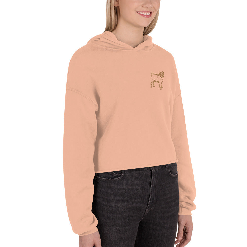 Pug Crop Hoodie