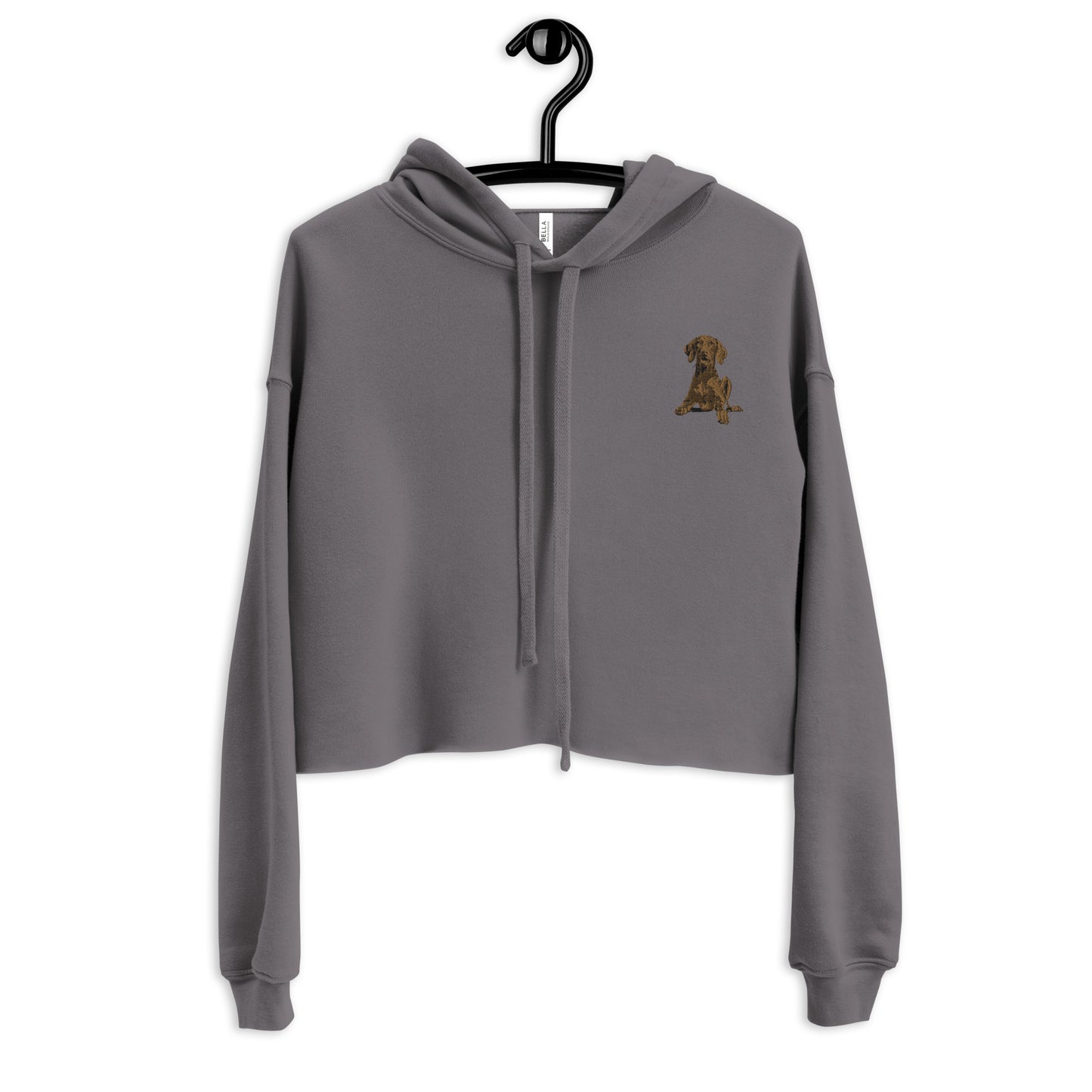 Vizsla Dog Crop Hoodie