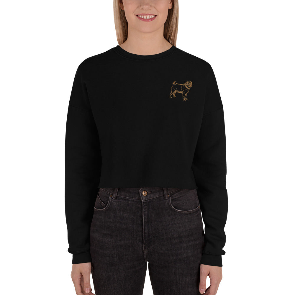 Pug Crop Sweatshirt