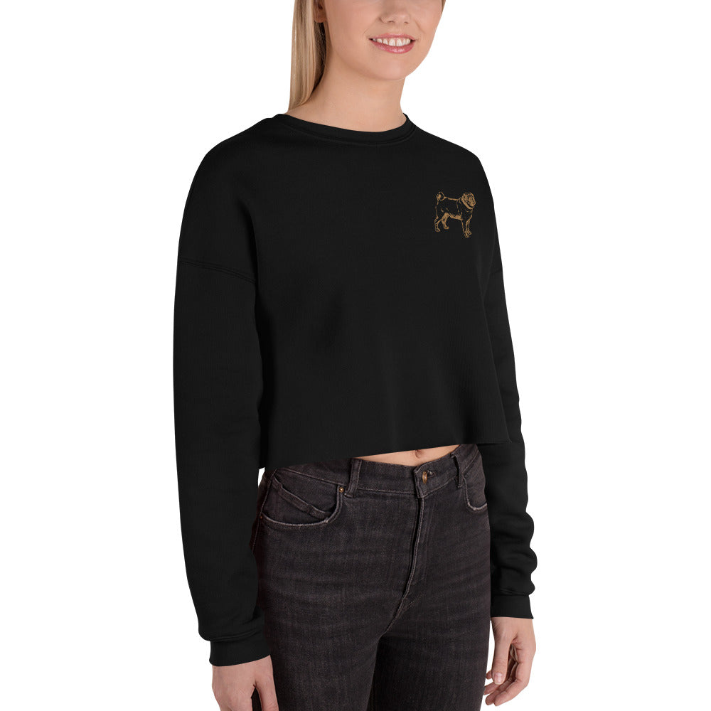 Pug Crop Sweatshirt