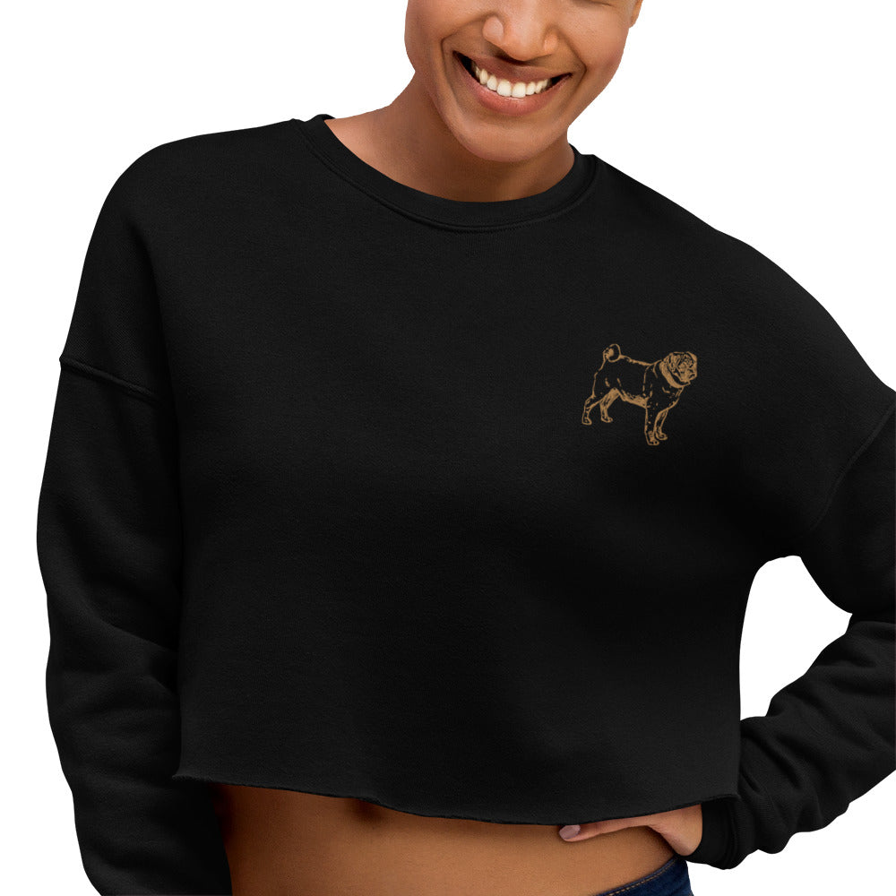 Pug Crop Sweatshirt