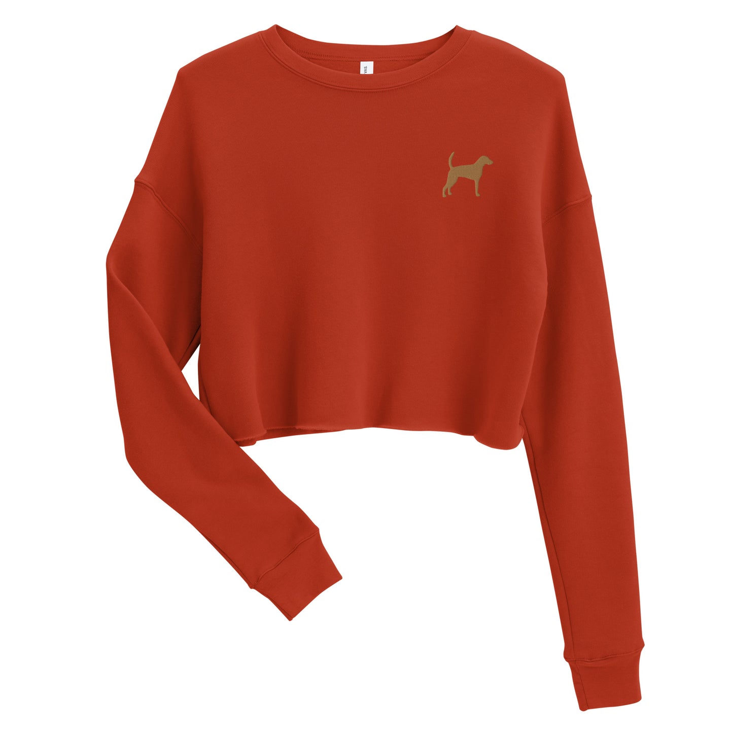 Foxhound Dog Crop Sweatshirt