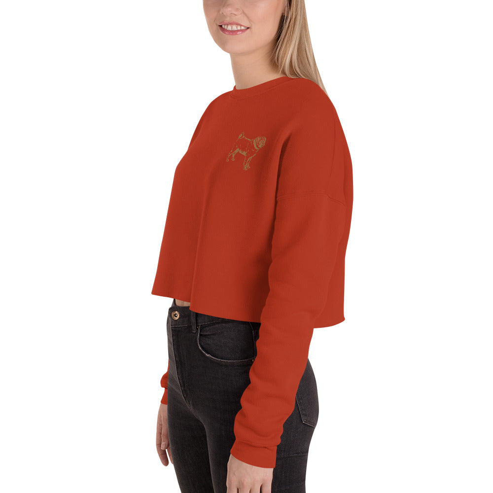 Pug Crop Sweatshirt