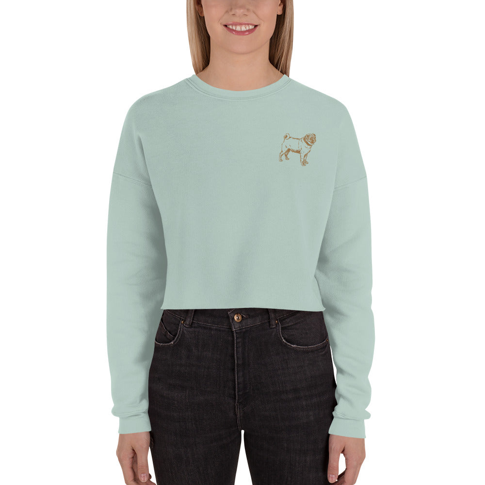 Pug Crop Sweatshirt