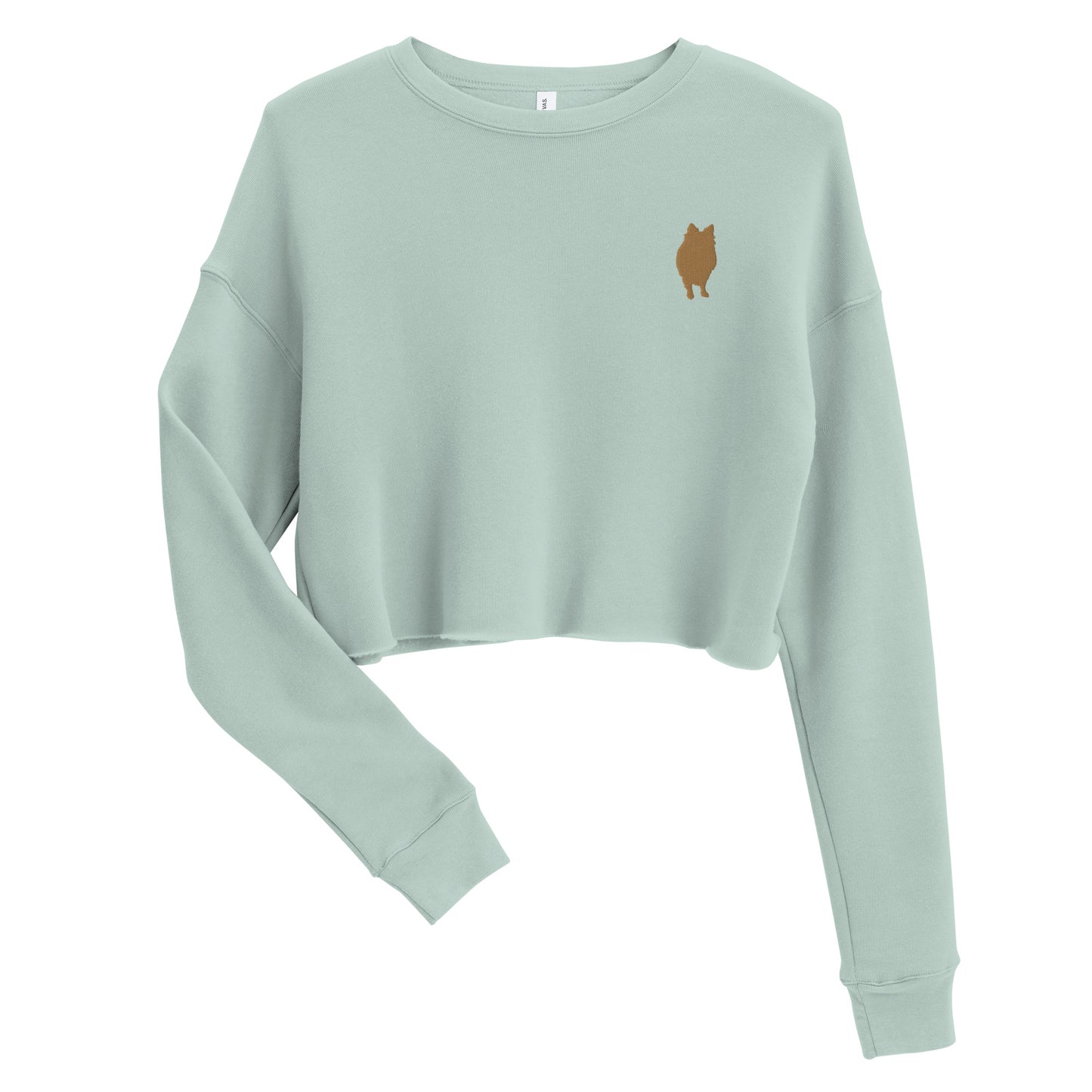 Pomeranian Dog Crop Sweatshirt