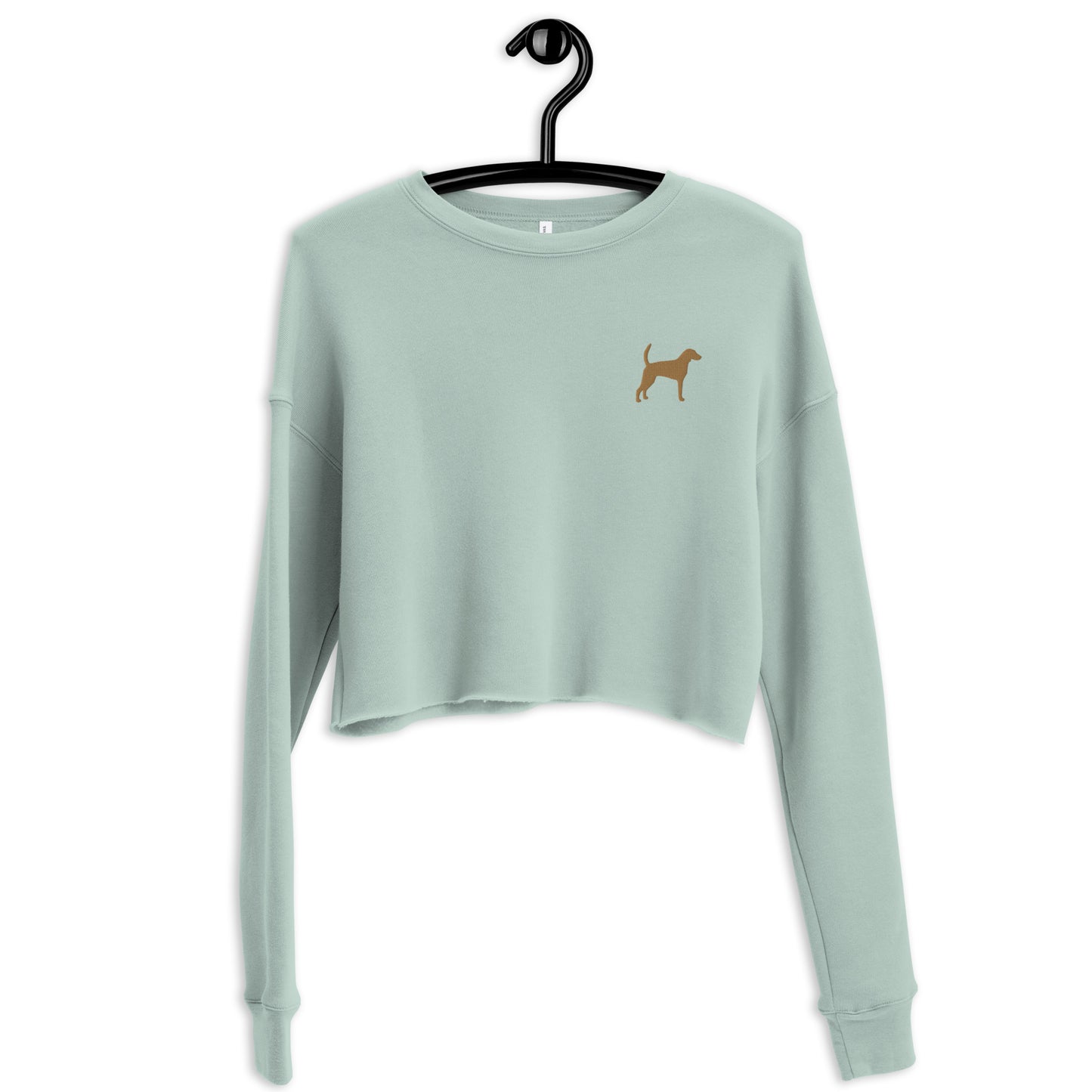 Foxhound Dog Crop Sweatshirt