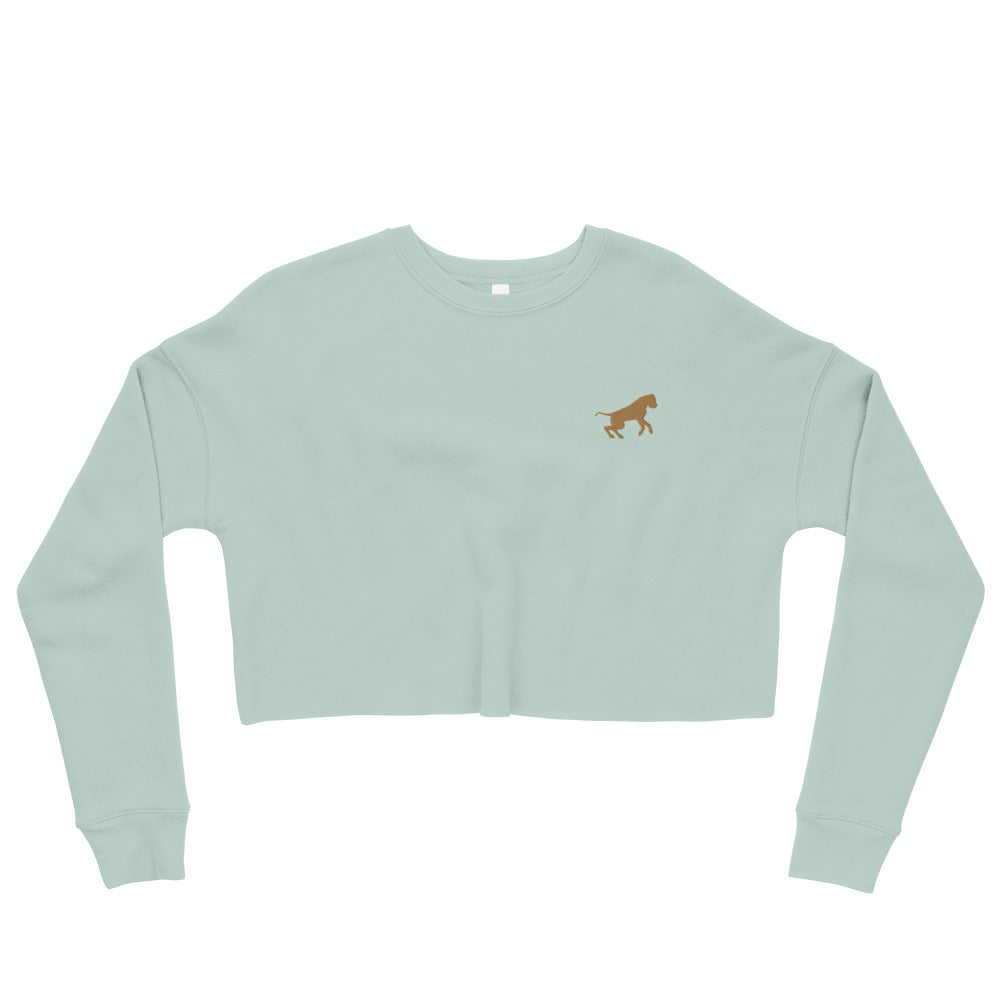 American Mastiff Dog Crop Sweatshirt