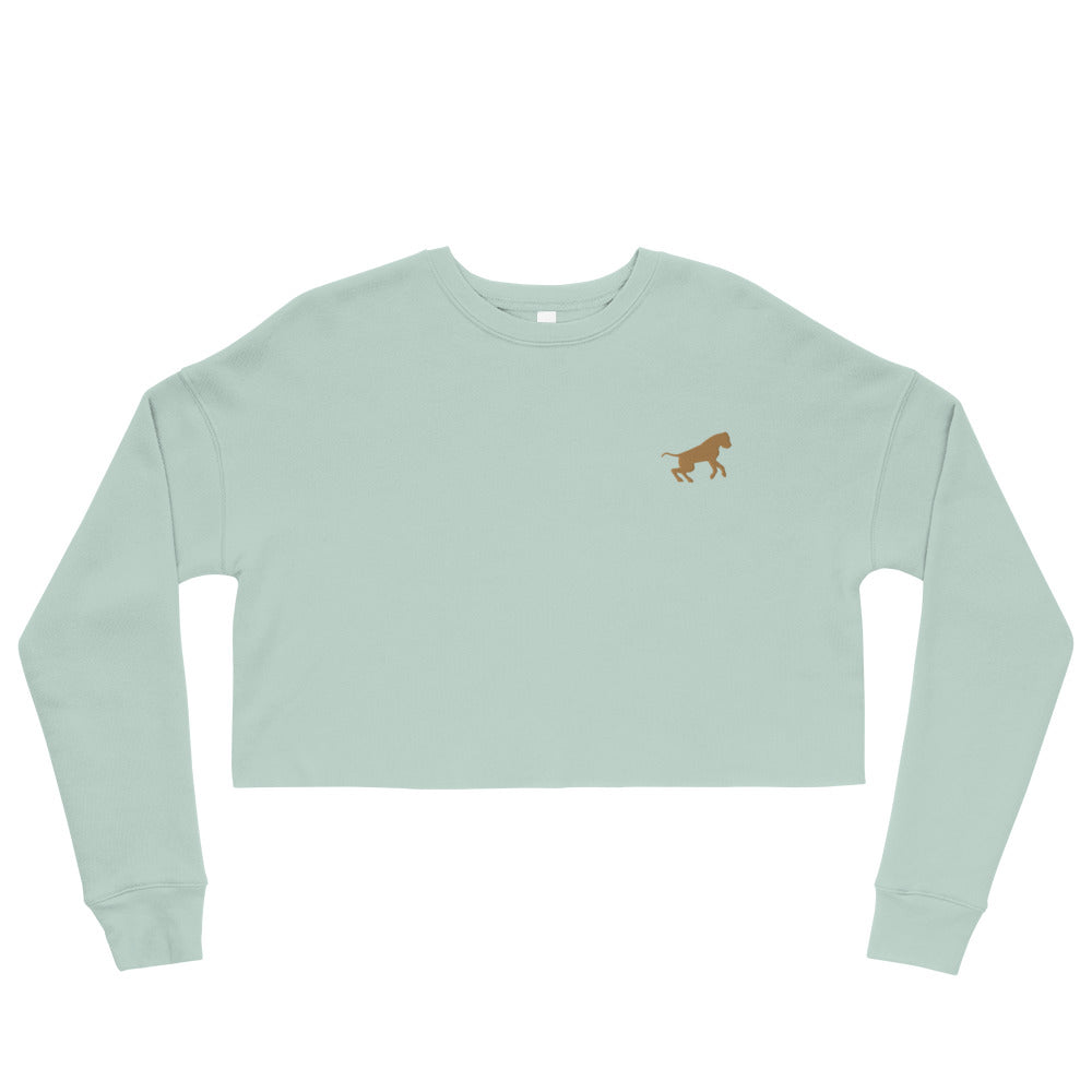 American Mastiff Dog Crop Sweatshirt