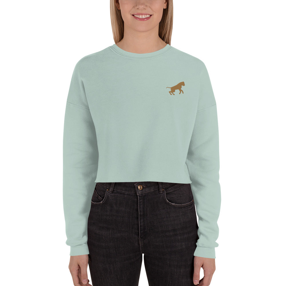 American Mastiff Dog Crop Sweatshirt