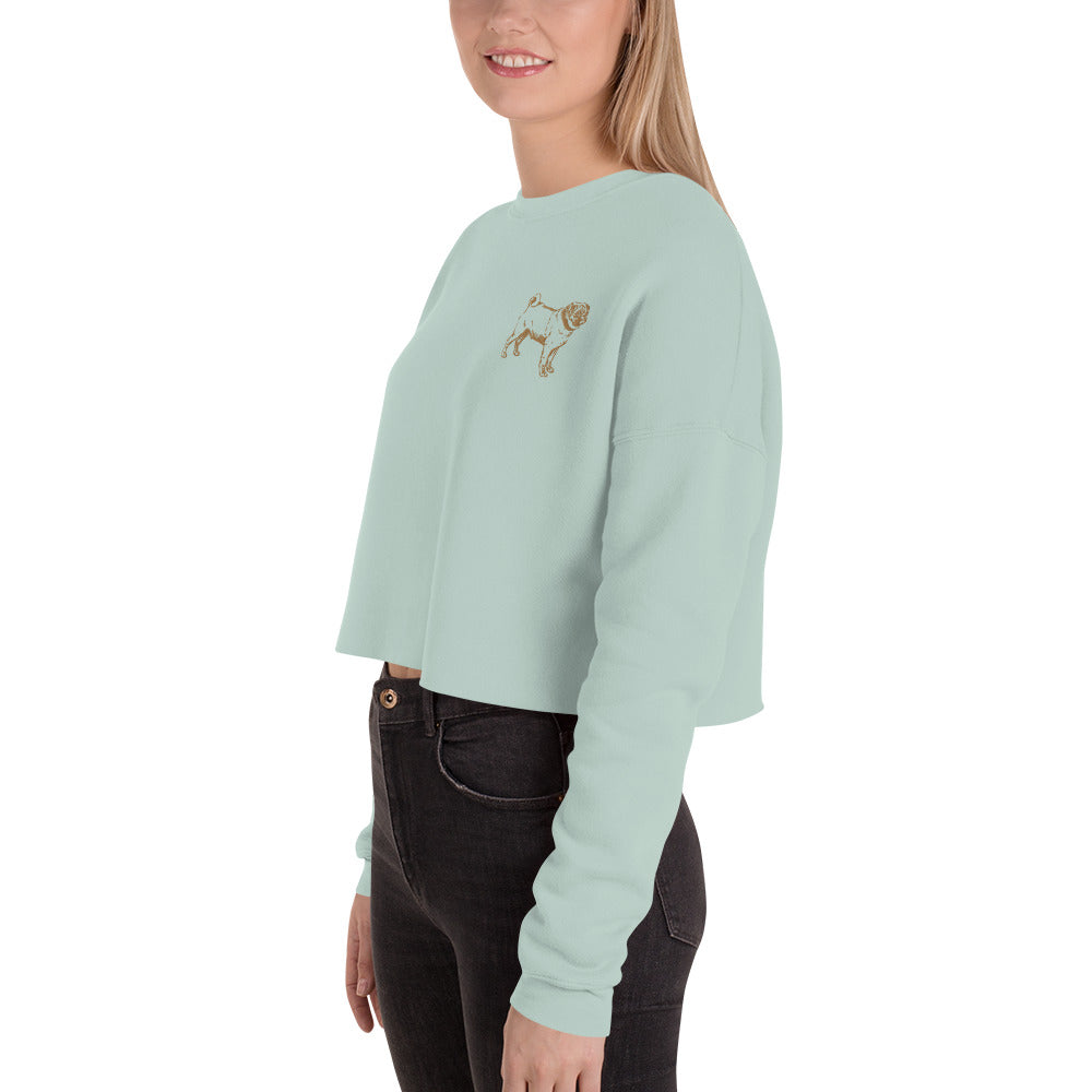 Pug Crop Sweatshirt