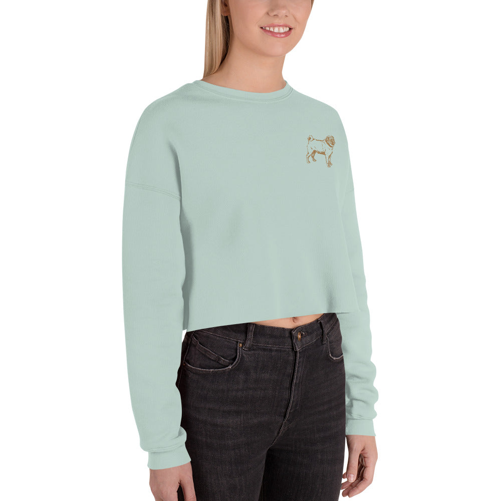 Pug Crop Sweatshirt