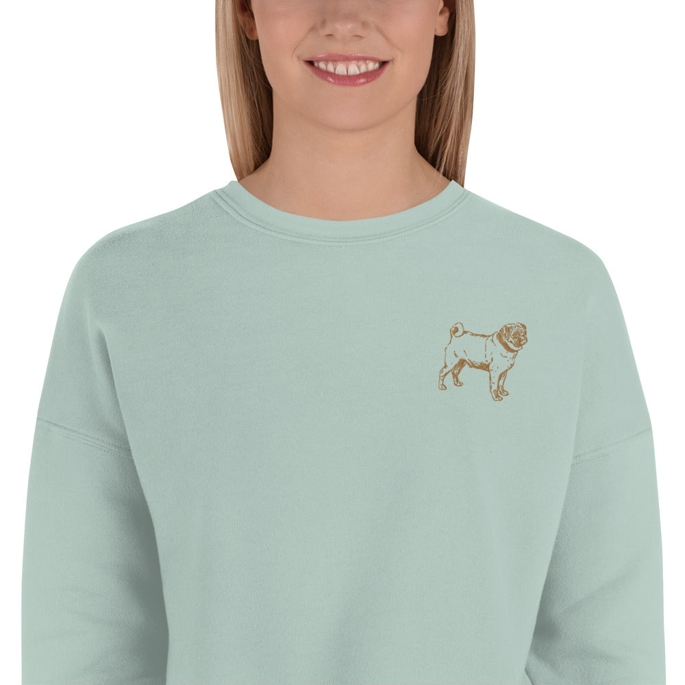 Pug Crop Sweatshirt