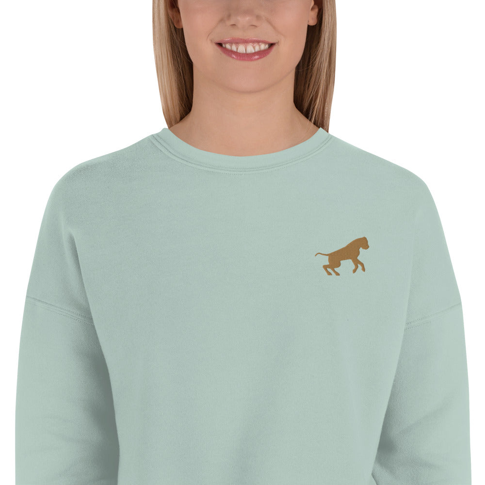 American Mastiff Dog Crop Sweatshirt