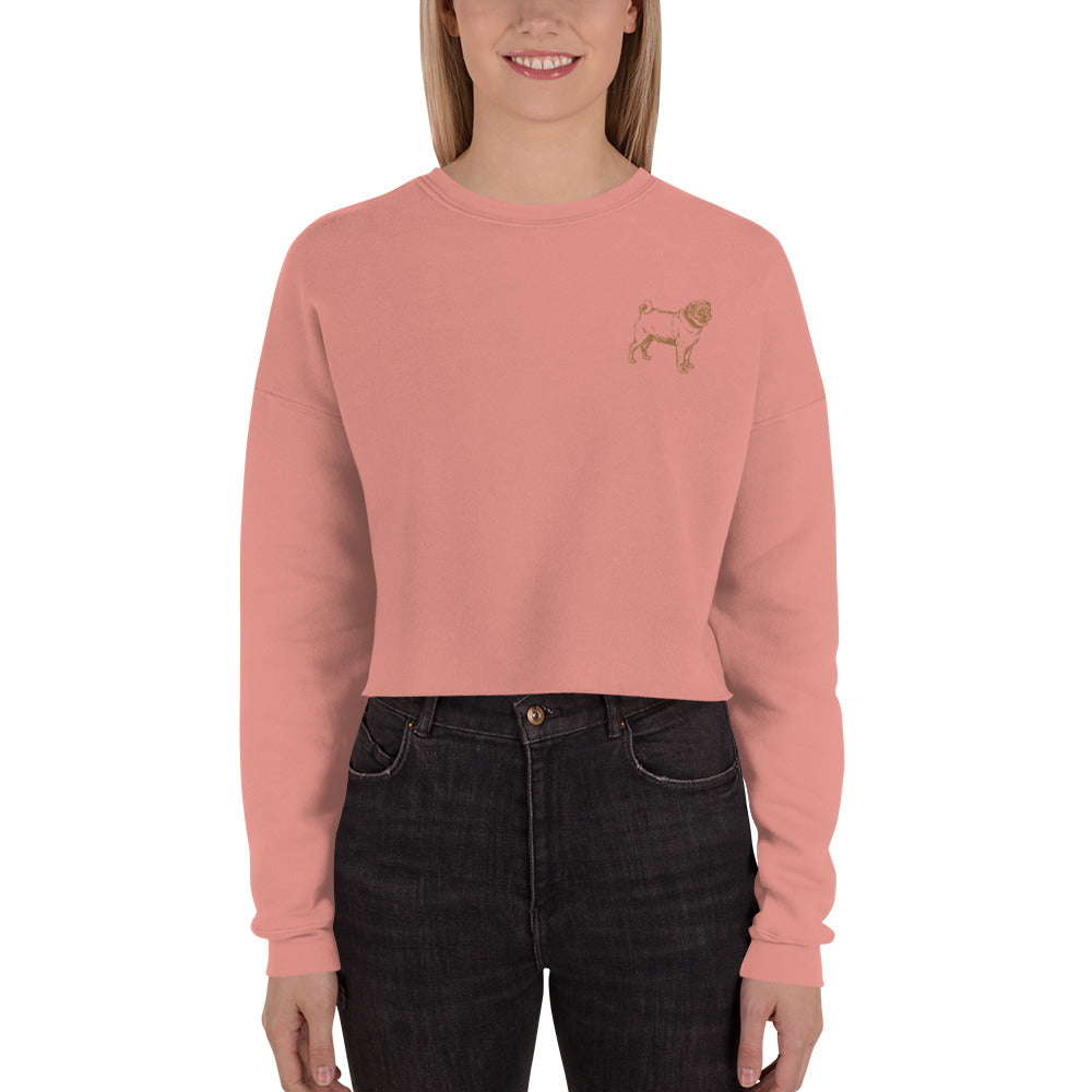 Pug Crop Sweatshirt