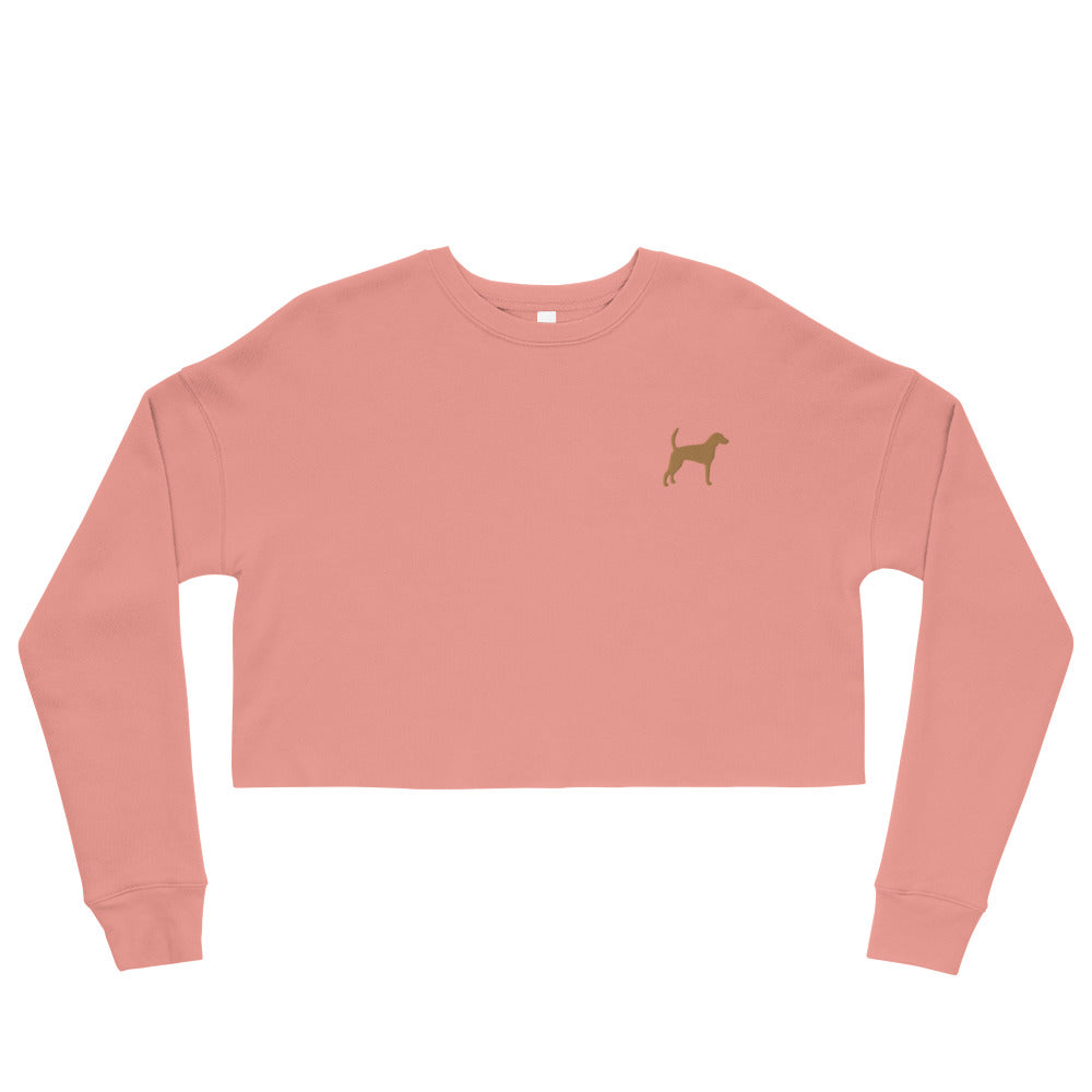 Foxhound Dog Crop Sweatshirt