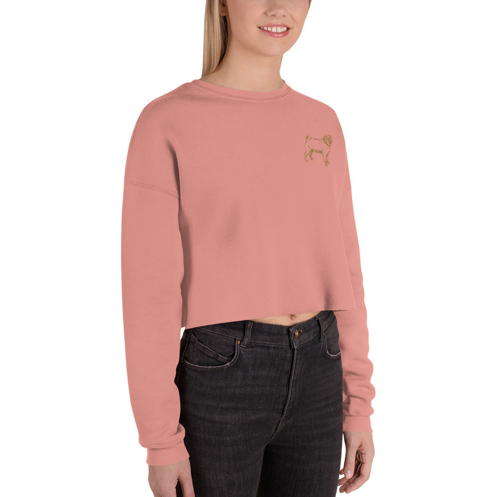 Pug Crop Sweatshirt