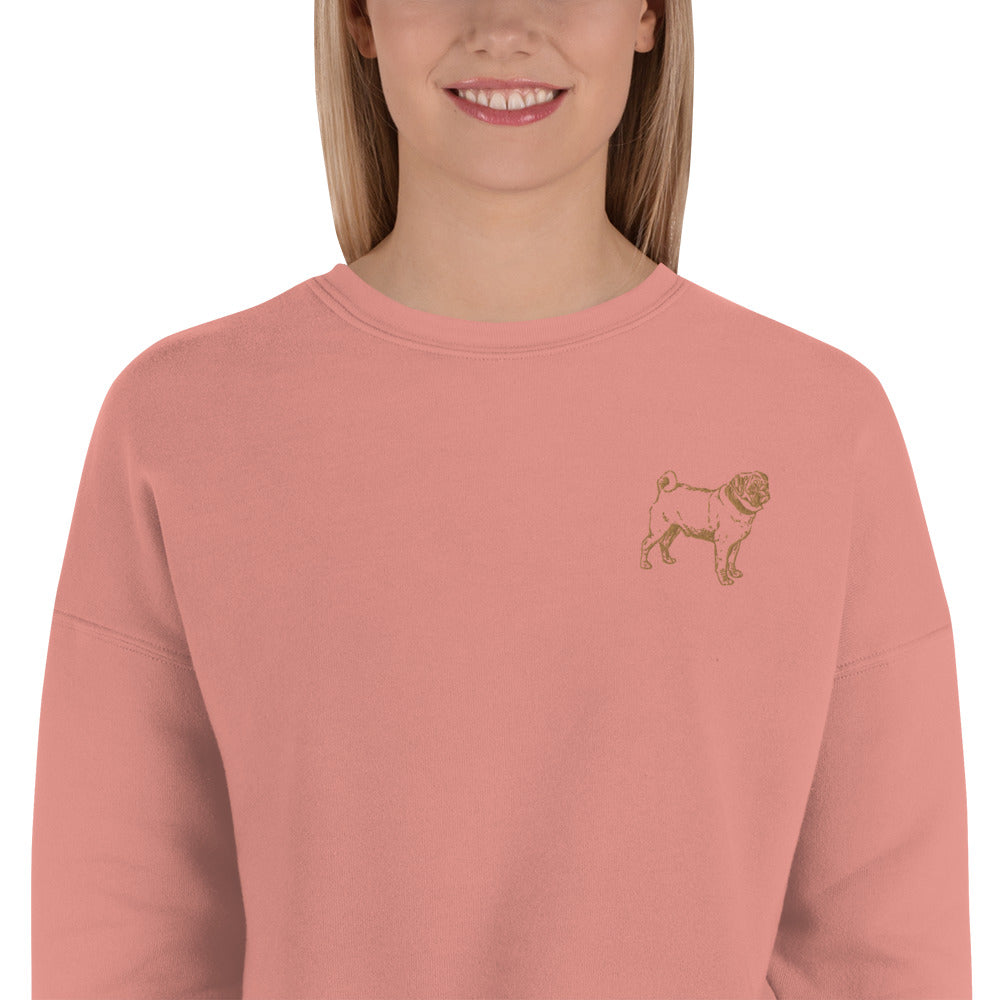 Pug Crop Sweatshirt