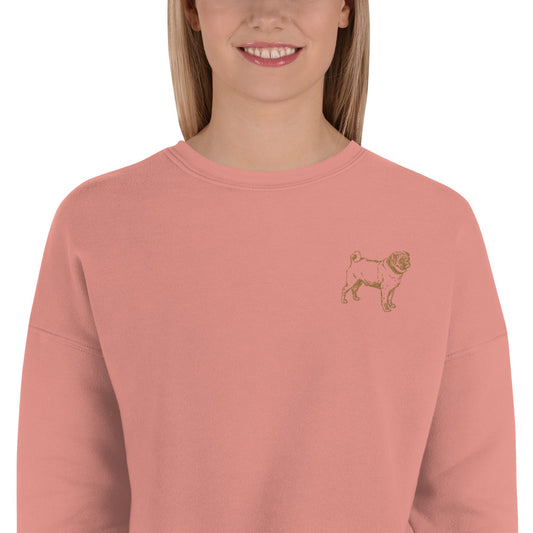 Pug Crop Sweatshirt