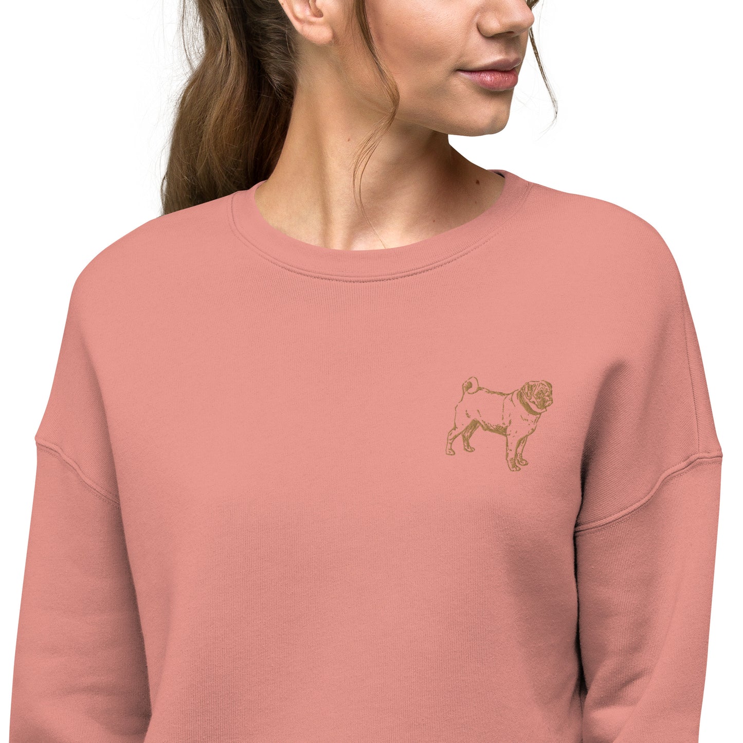 Pug Crop Sweatshirt