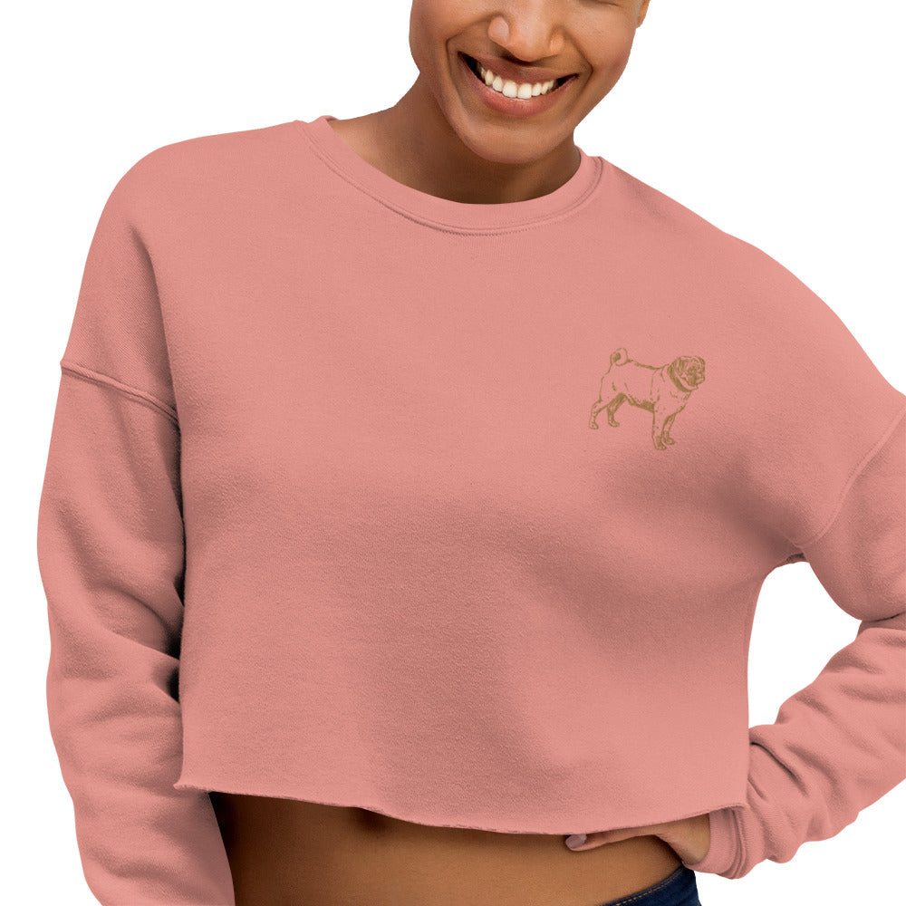 Pug Crop Sweatshirt