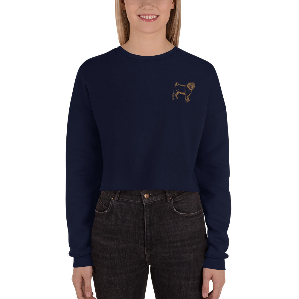 Pug Crop Sweatshirt