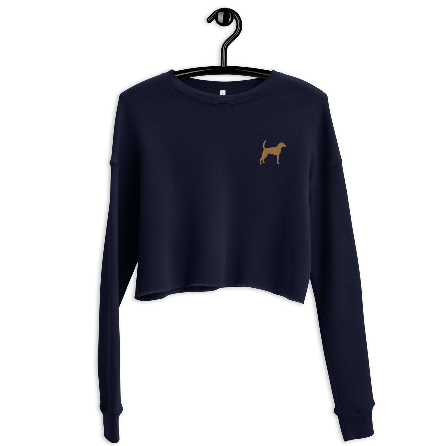 Foxhound Dog Crop Sweatshirt