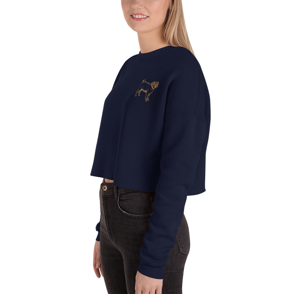 Pug Crop Sweatshirt