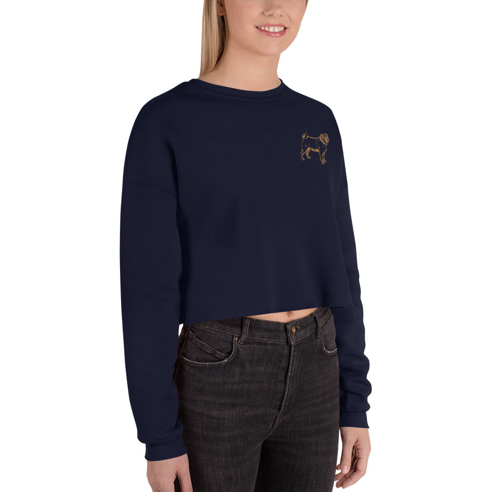 Pug Crop Sweatshirt