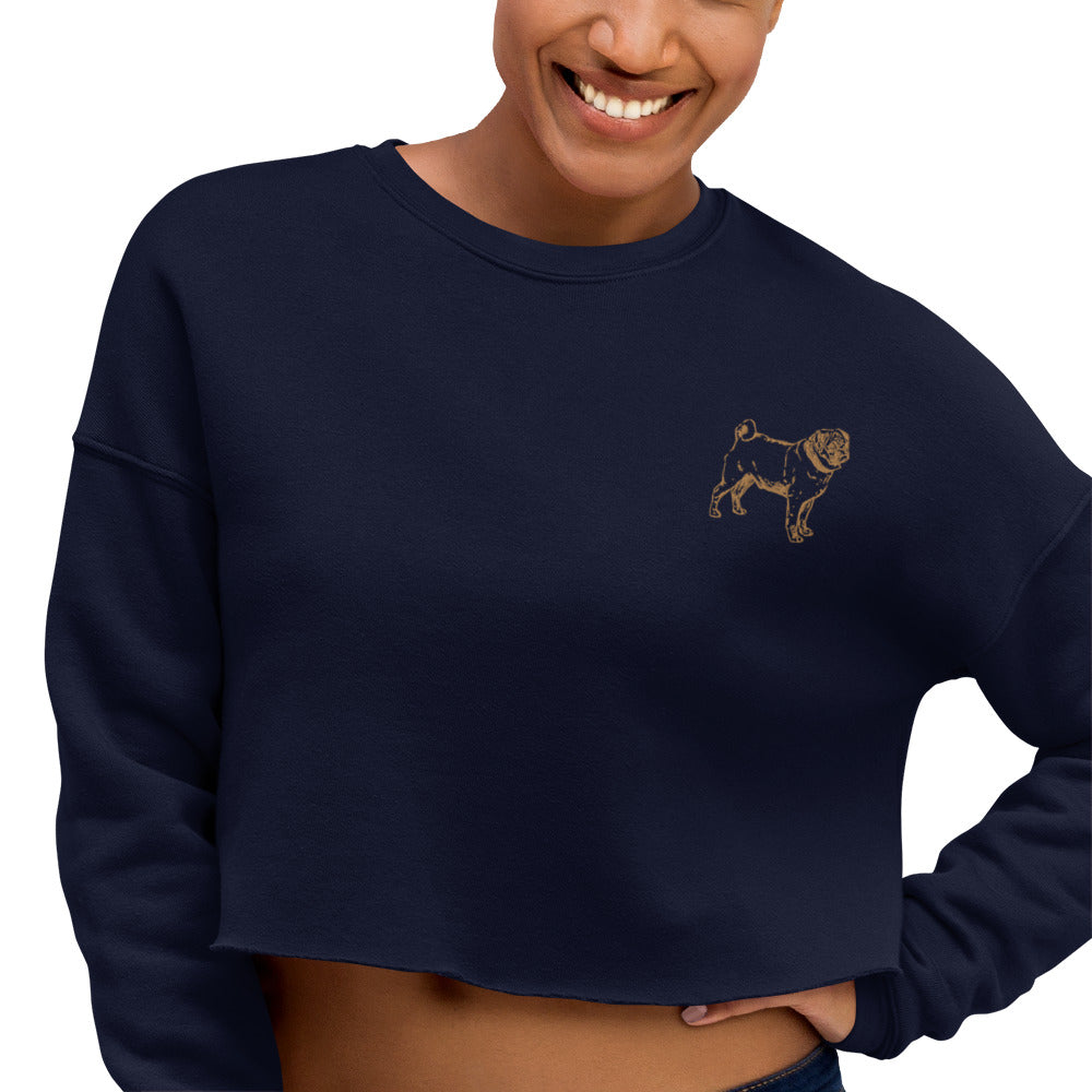 Pug Crop Sweatshirt