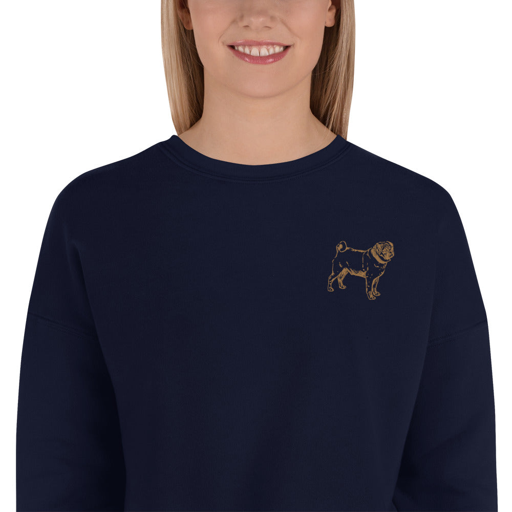 Pug Crop Sweatshirt