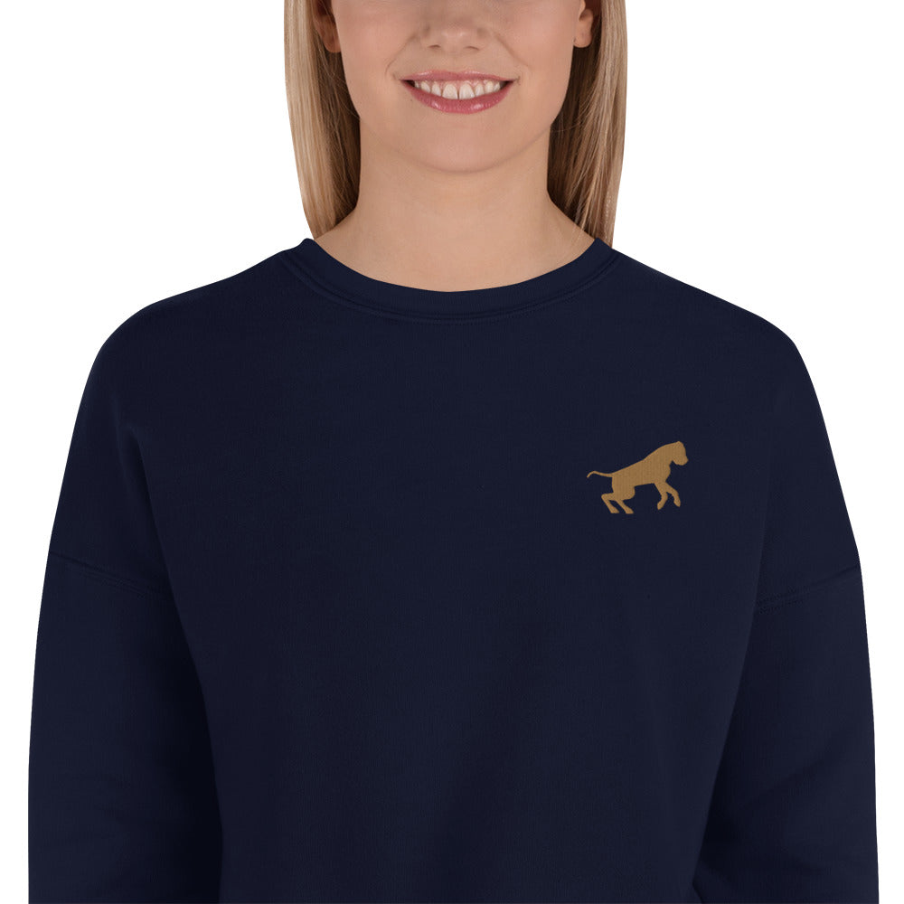 American Mastiff Dog Crop Sweatshirt