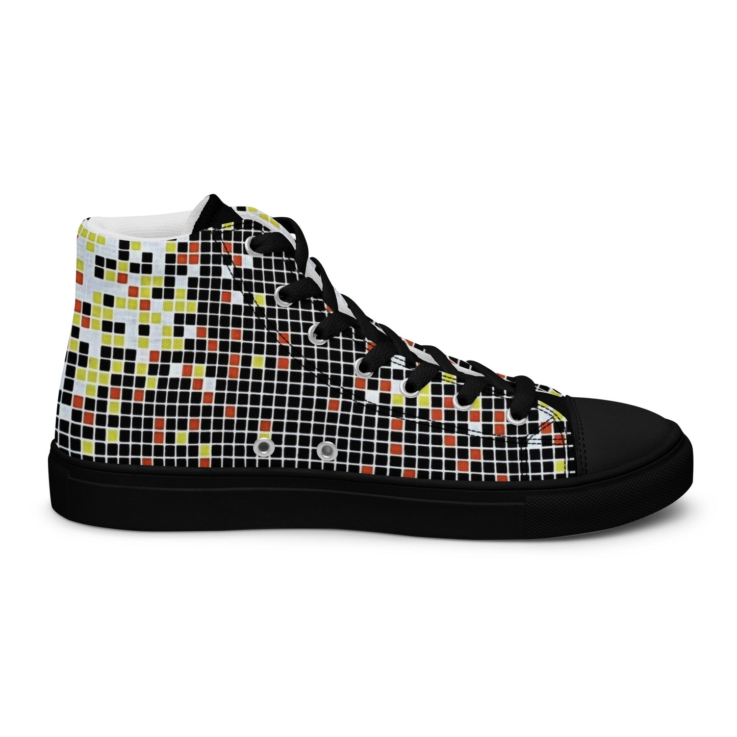 Graphic Aztec Women’s high top canvas shoes