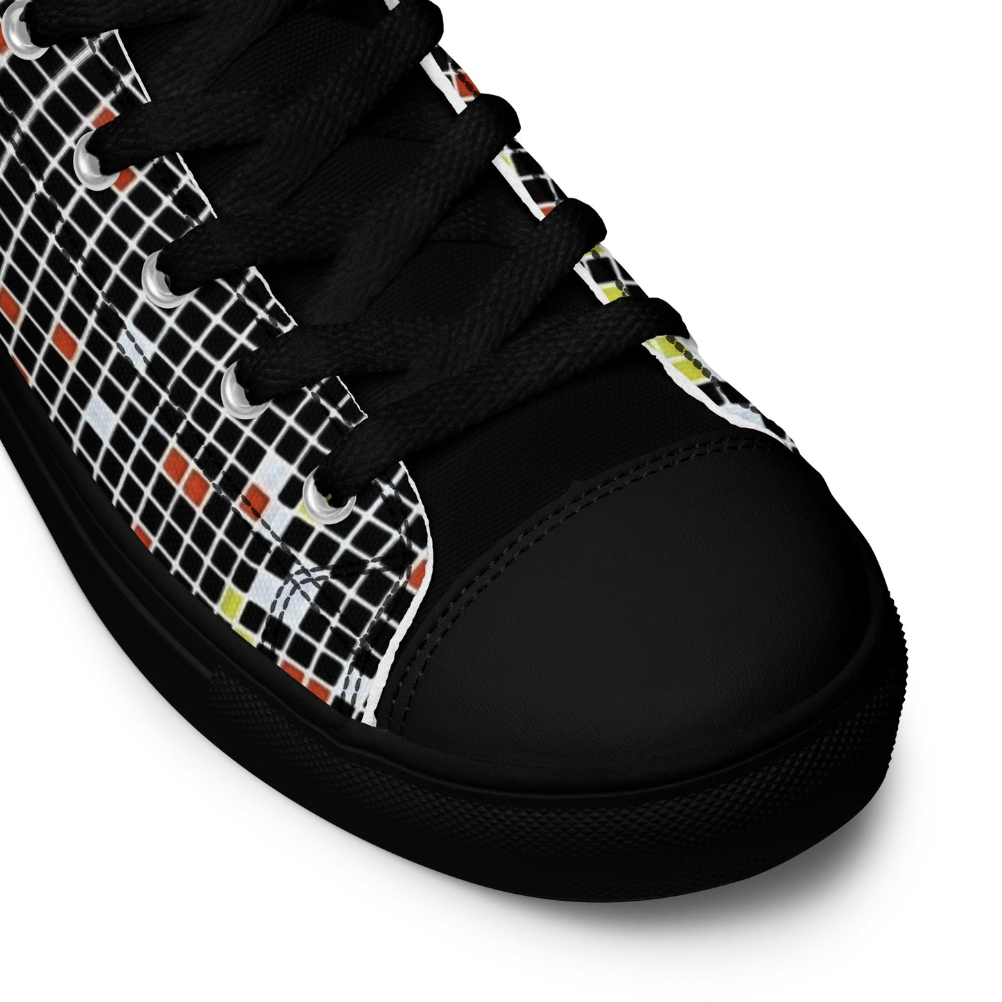 Graphic Aztec Women’s high top canvas shoes