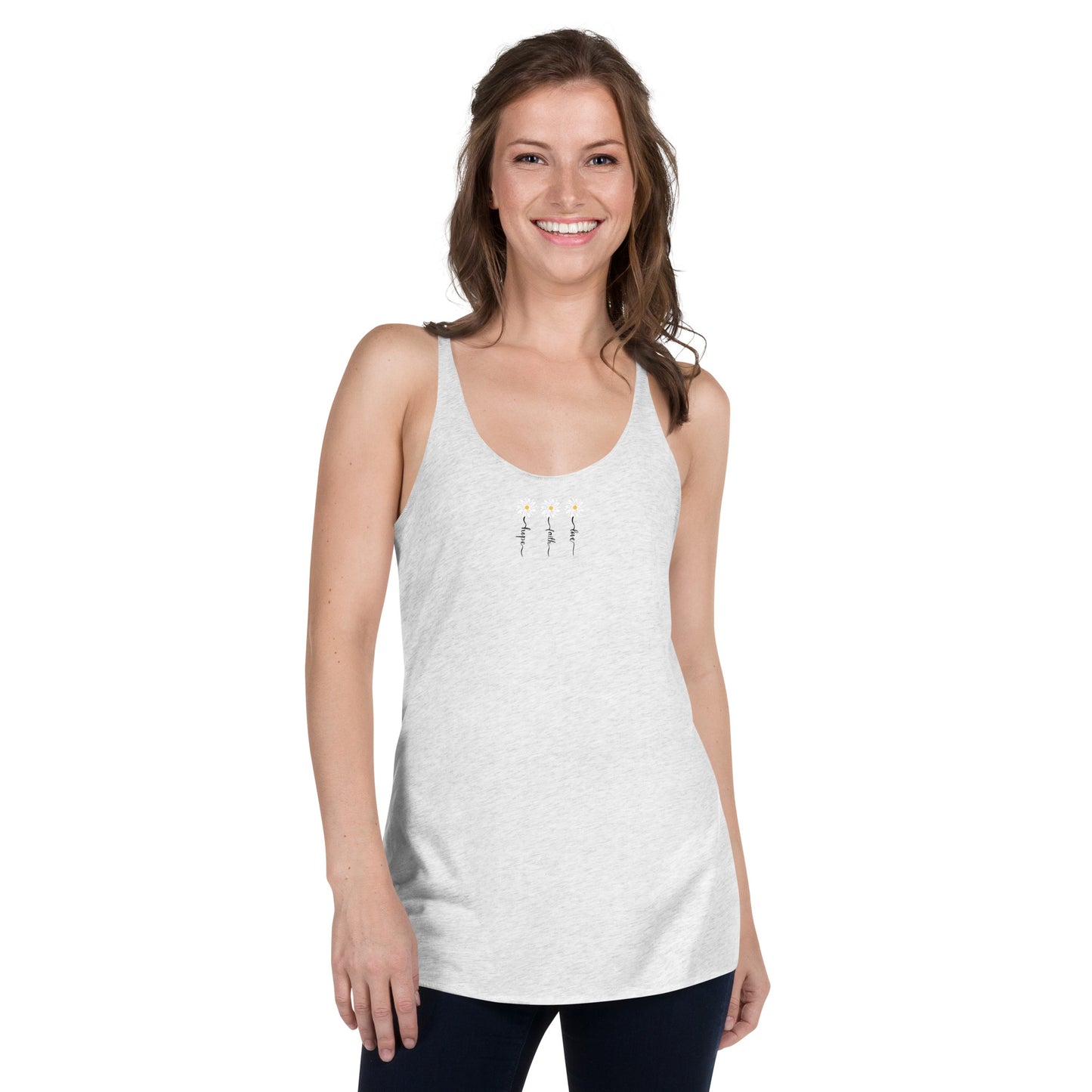 Faith Hope Love Women's Racerback Tank Top