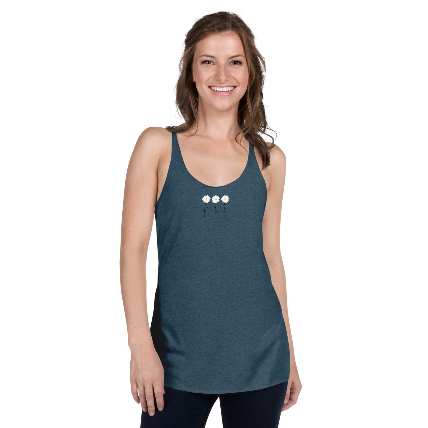 Faith Hope Love Women's Racerback Tank Top