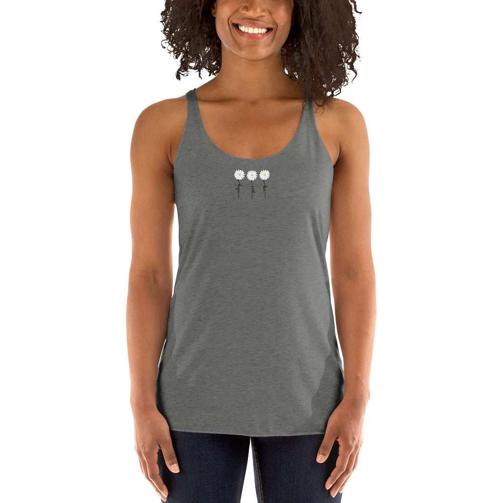 Faith Hope Love Women's Racerback Tank Top