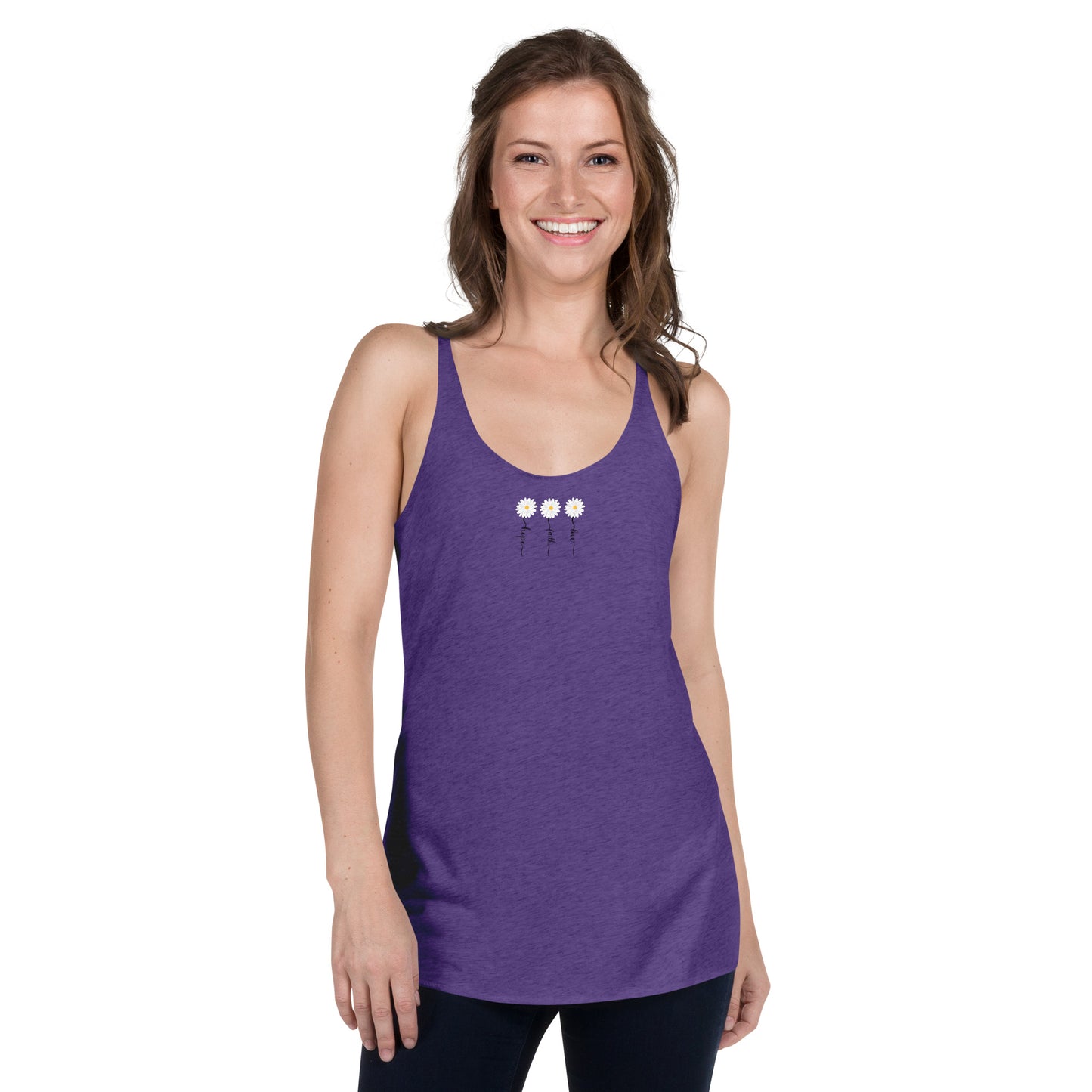 Faith Hope Love Women's Racerback Tank Top