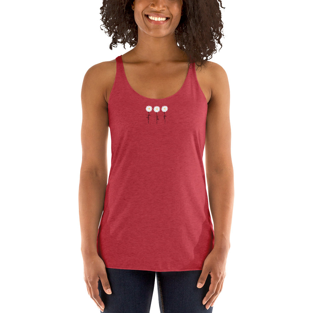 Faith Hope Love Women's Racerback Tank Top