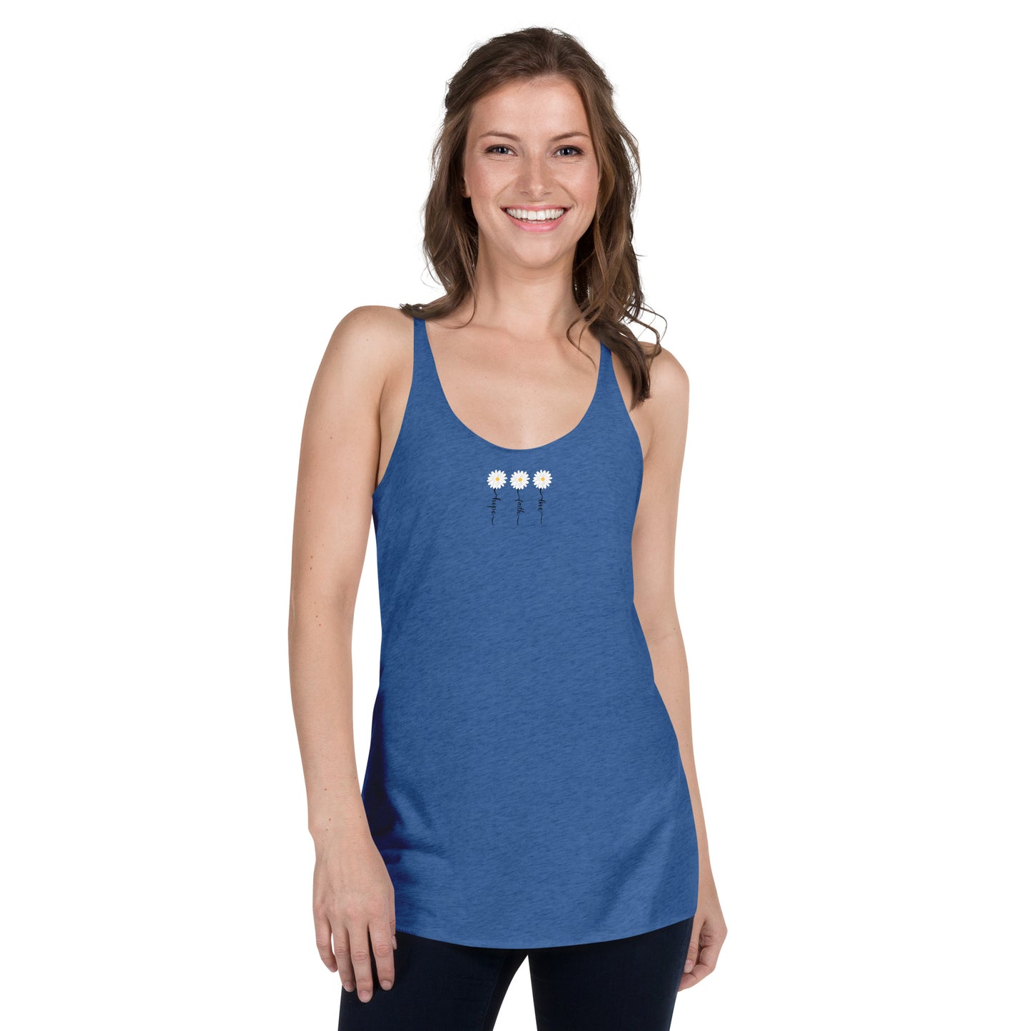 Faith Hope Love Women's Racerback Tank Top