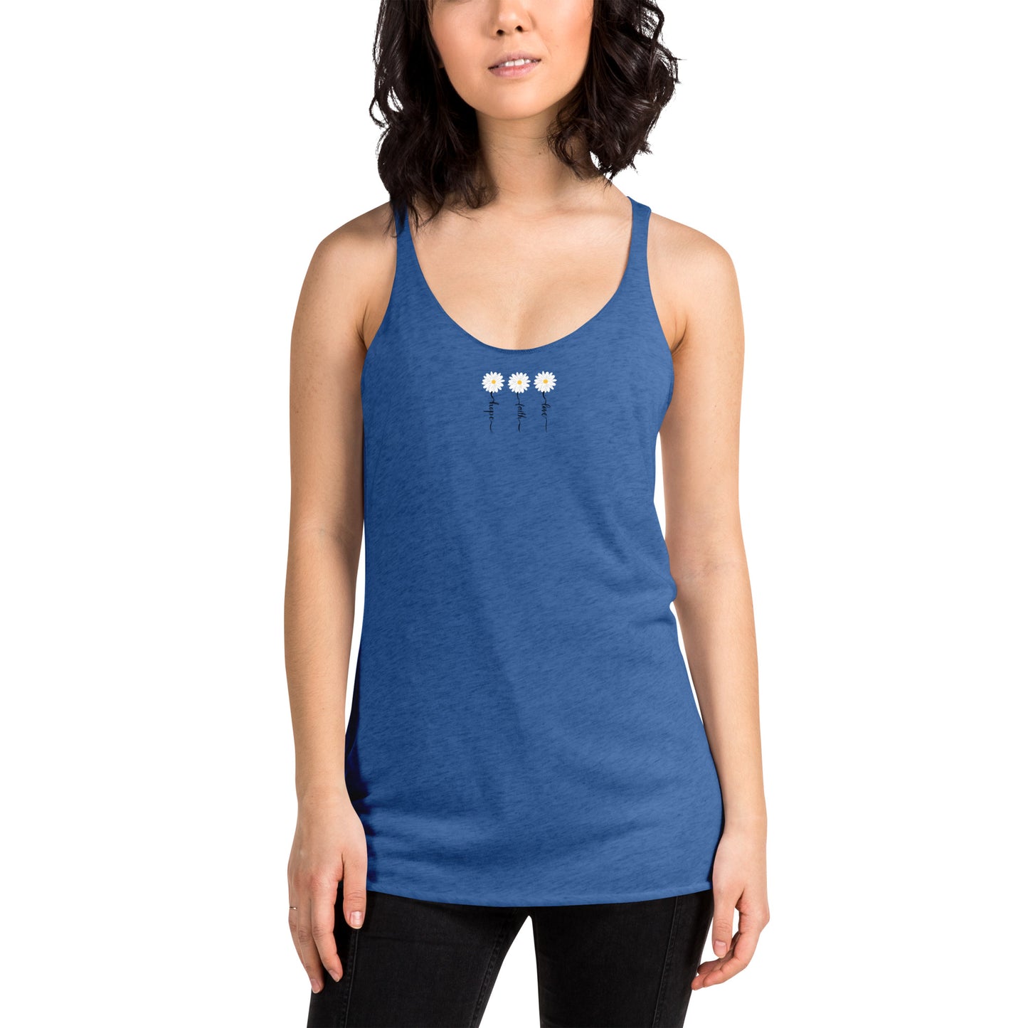 Faith Hope Love Women's Racerback Tank Top