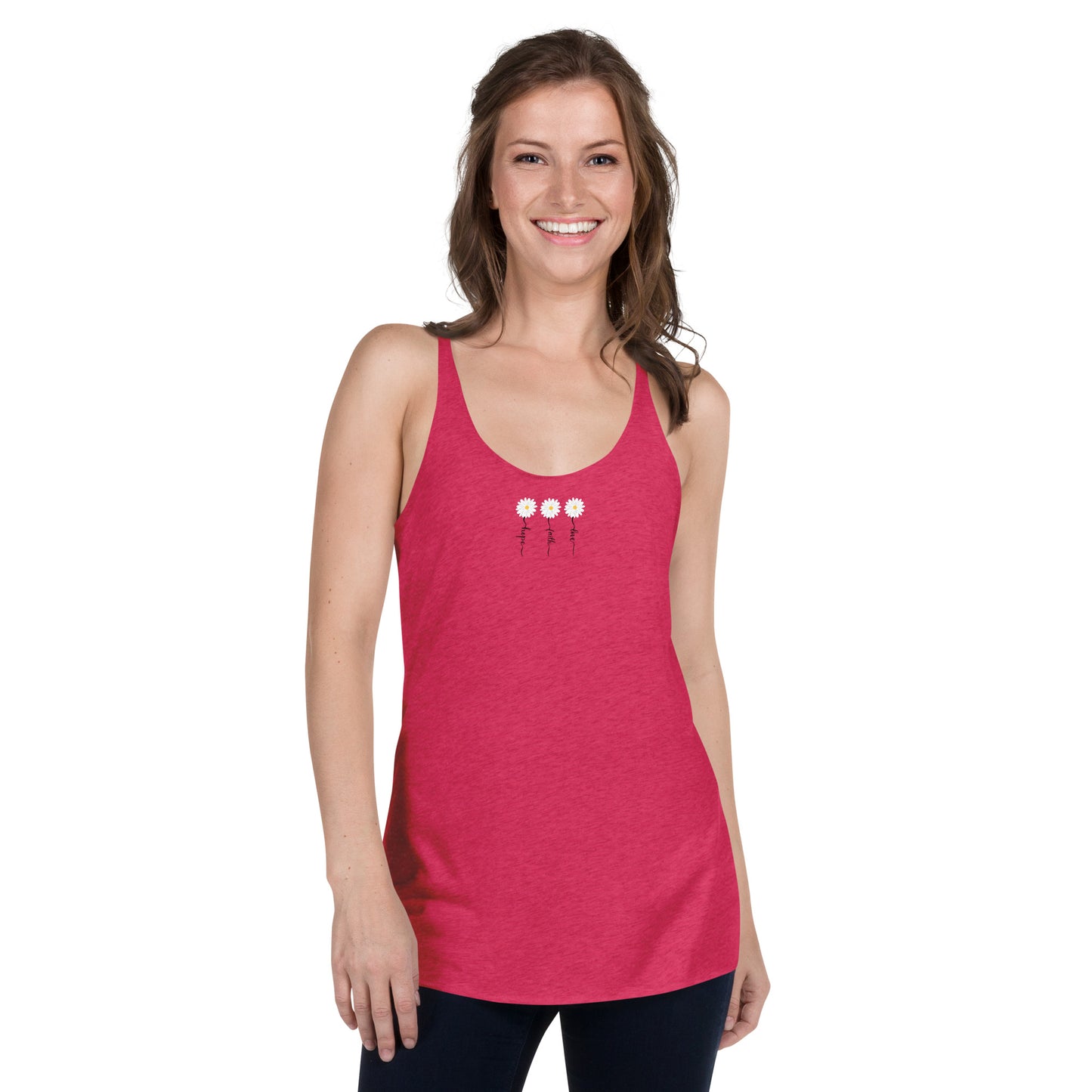 Faith Hope Love Women's Racerback Tank Top