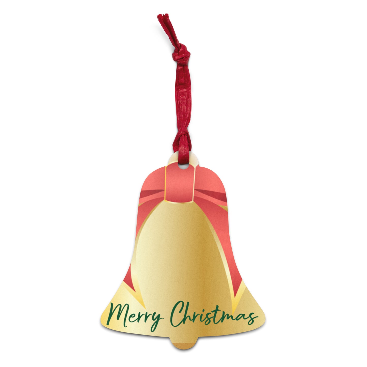 Christmas Bell Wooden Ornaments