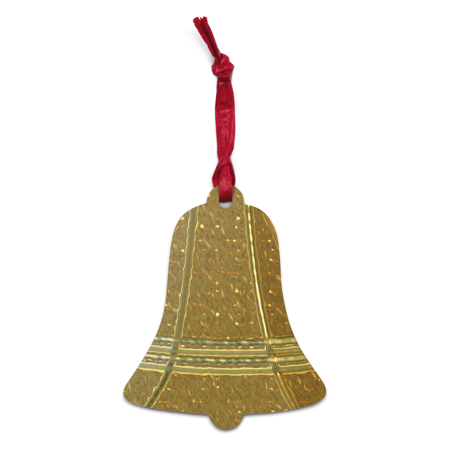 Christmas Bell Wooden Ornament