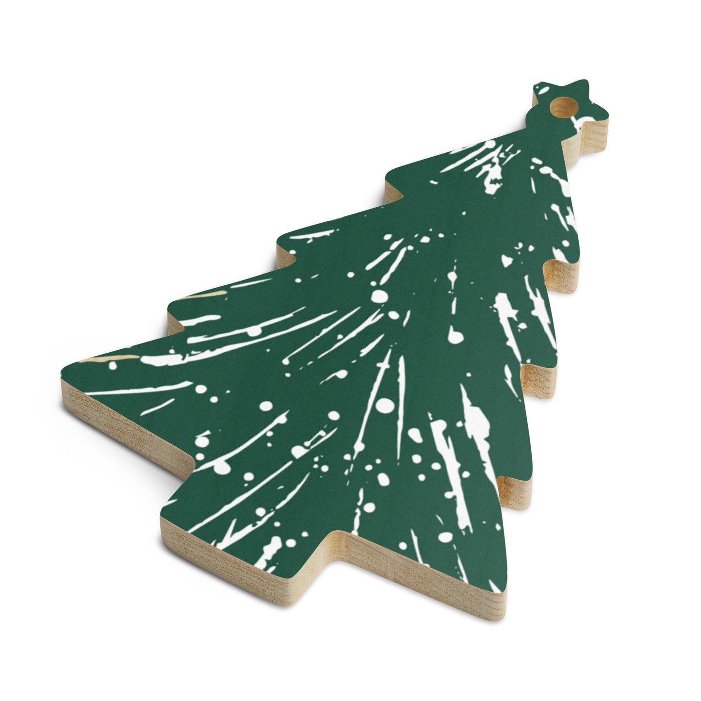 Pine Christmas Tree Wooden Ornaments