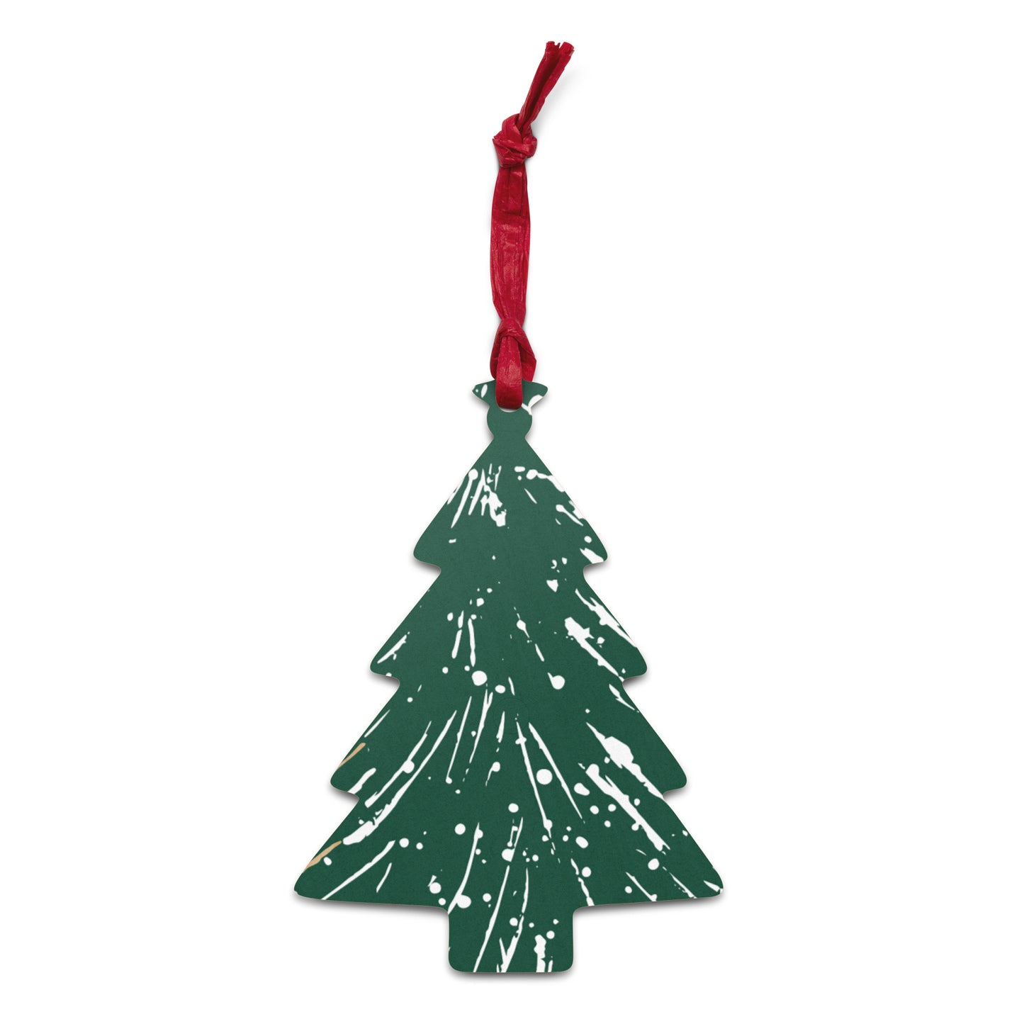 Pine Christmas Tree Wooden Ornaments