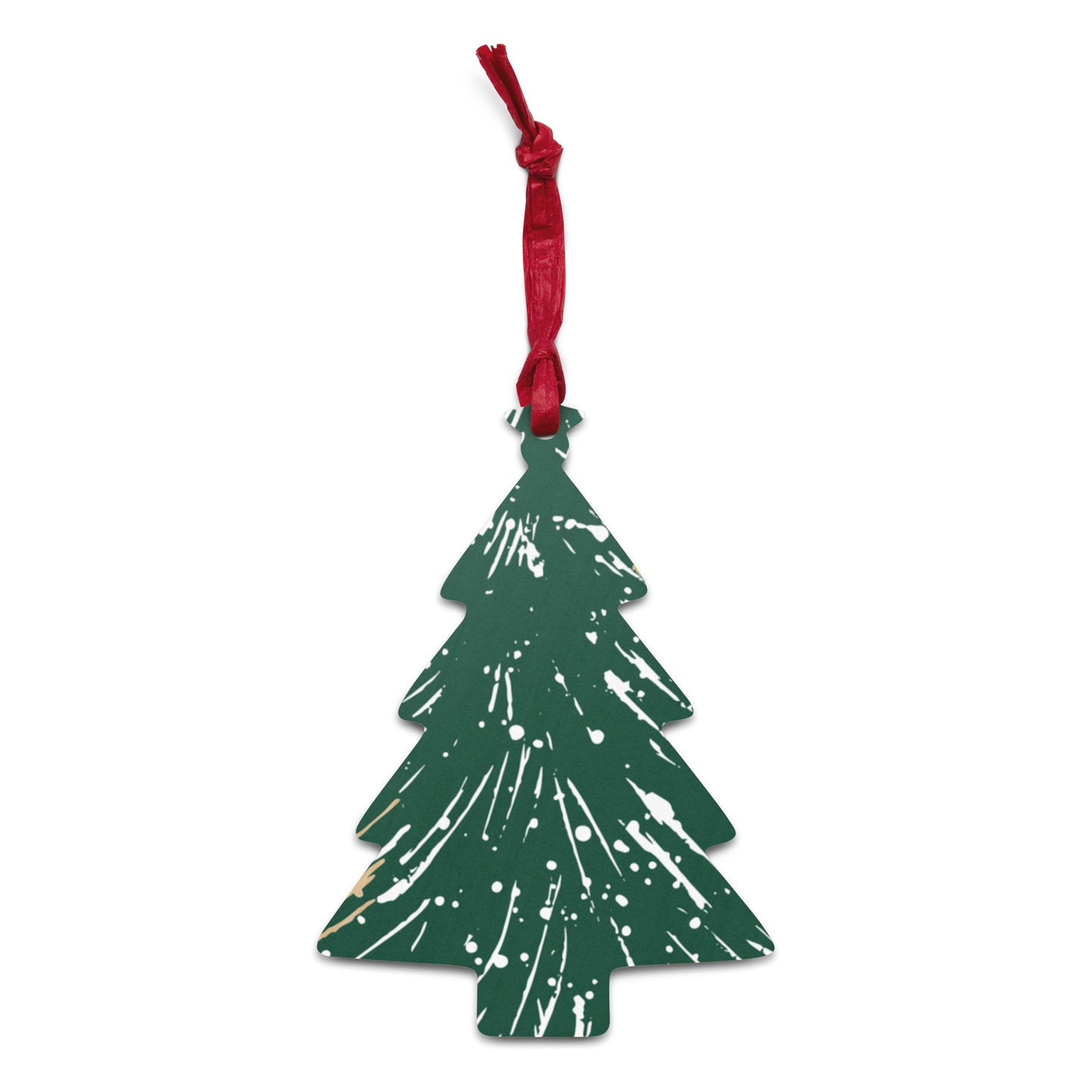 Pine Christmas Tree Wooden Ornaments