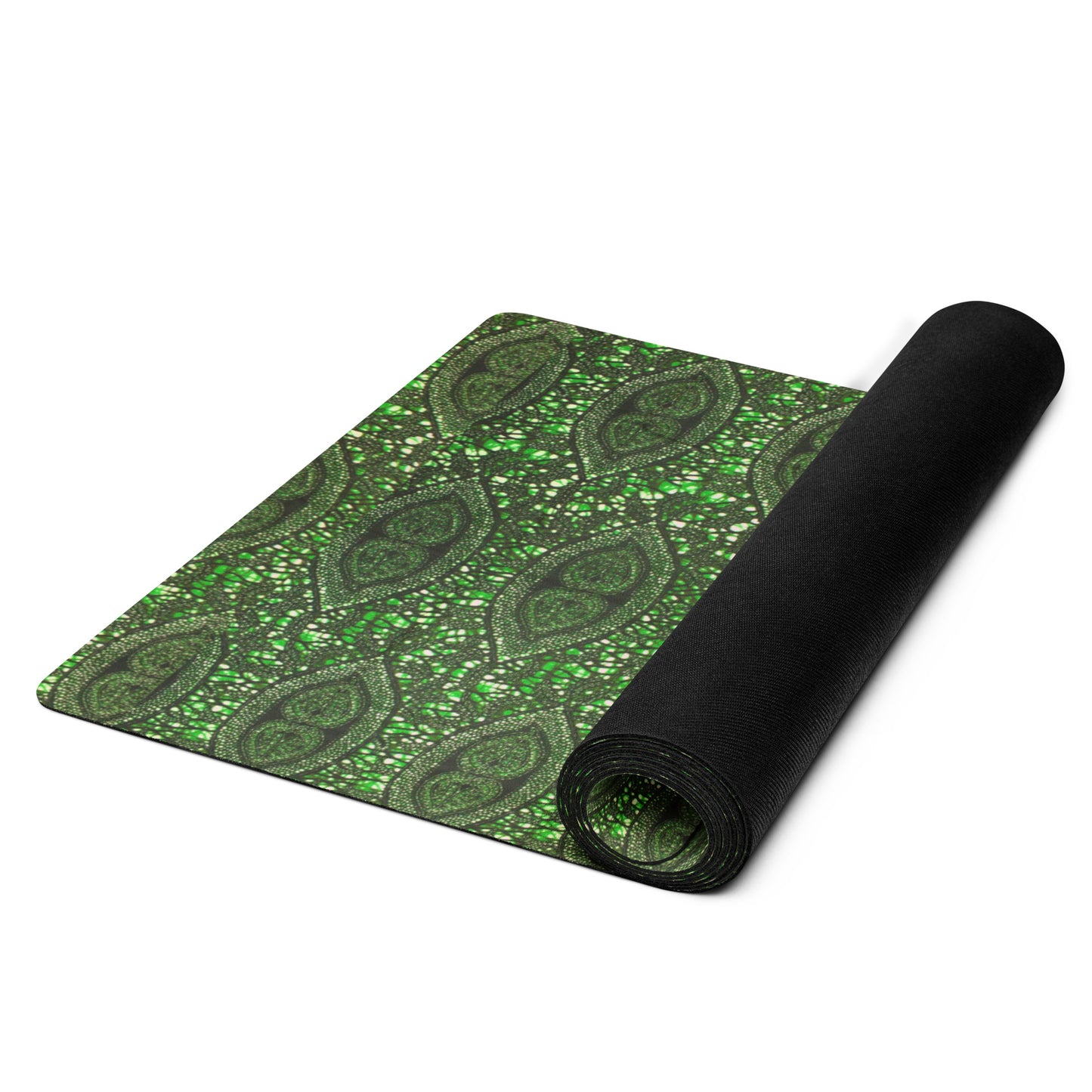 Green Peas Ankara Exercise Mat