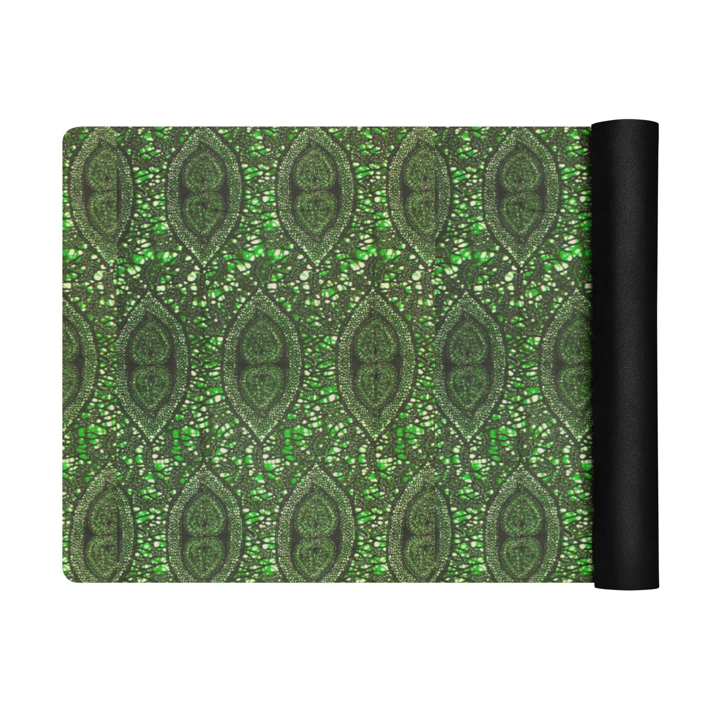 Green Peas Ankara Exercise Mat